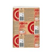Полотенца бумажные в листах 24х21.5см Focus Premium 2х слойные, Z сложение, H2, 200 шт. (ПЭТ) 5083802 (х1/20) [упаковка]
