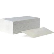 Полотенца бумажные в листах 23х23см 1 слойные, V-35, 250 шт. (х1/20) [упаковка]