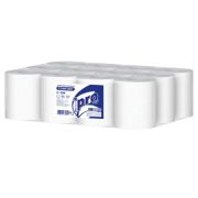 Полотенца бумажные в рулонах PRO Tissue 120м 1-слойные, центральная вытяжка М1 С194 (х1/12) [упаковка]