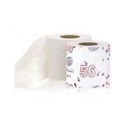 Туалетная бумага 1 слойная ЕВРОстандарт 56, на втулке (х1/48) [упаковка]