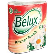 Полотенца двухслойные в рулоне Belux 2 рулона (х1/12) [упаковка]