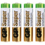 Батарейки алкалиновые Alkaline LR03-AAA, GP Super, GP 24ARS-2SB4 GP 24ARS-2SB4 (х4/96) КИТАЙ