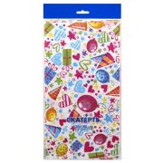 Скатерть ПВД 180х120см, 35мкм (Балаган) Интерпак (х1/50)