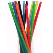 Трубочки прямые цветные Дл:210мм D=12мм (х125/3000)