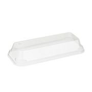 Крышка для контейнера прямоуг. (для суши) ПЭТ С-020К, 224x94x36мм цвет Прозрачный Комус (х560)