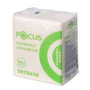 Салфетки 24х20см (белые) 100 листов Focus Economic Choice, 5078436 (х1/24)