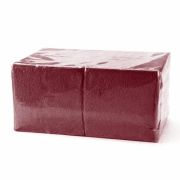 Салфетки биг-пак 24х24см (Бордовые) 1-слойные (х1/18)
