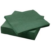 Салфетки 33х33см (Зеленые) 1 слойные, 50 листов (х1/36)
