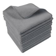 Салфетка из микрофибры 30х30см (Серая) (х50/250) Китай