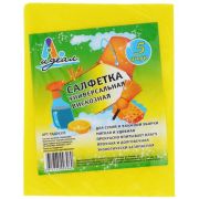 Салфетки из вискозы 5 шт. 36х30см (Желтые) Идеал (х1/40)